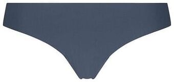 HEMA HEMA Damesstring Kant Middenblauw (middenblauw) aanbieding