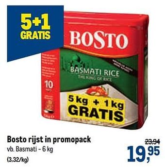 Bosto rijst basmati