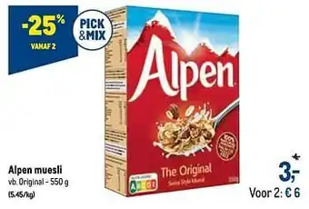 Alpen muesli original