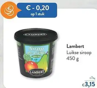 Lambert luikse siroop