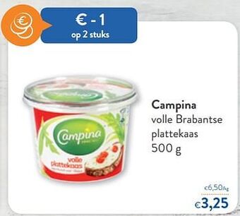 OKay Campina volle brabantse plattekaas aanbieding