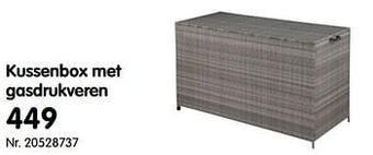Fun Kussenbox met gasdrukveren aanbieding