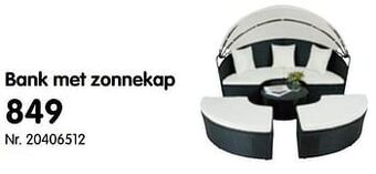 Fun Bank met zonnekap aanbieding
