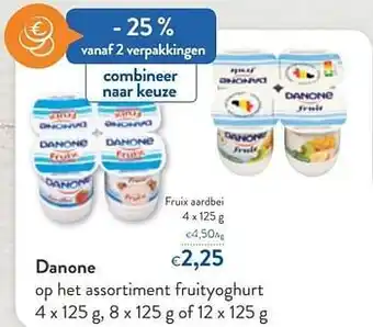 OKay Danone fruix aardbei aanbieding