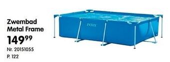 Fun Zwembad metal frame aanbieding
