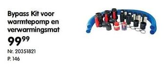 Fun Bypass kit voor warmtepomp en verwarmingsmat aanbieding