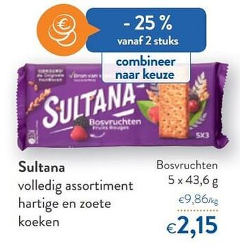 Sultana bosvruchten