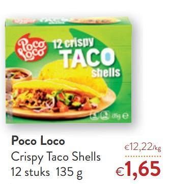 OKay Poco loco crispy taco shells aanbieding