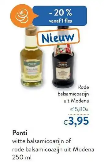 Ponti rode balsamicoazijn uit modena