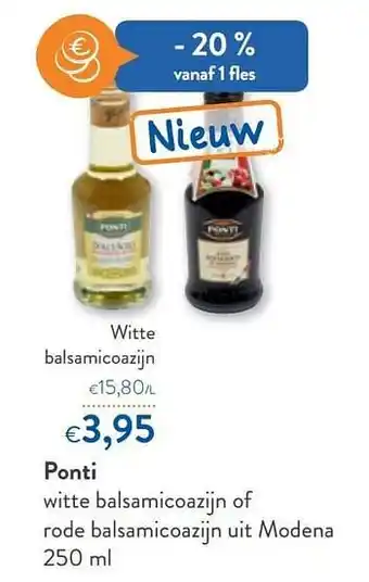 Ponti witte balsamicoazijn