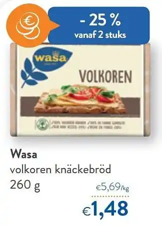 Wasa volkoren knäckebröd
