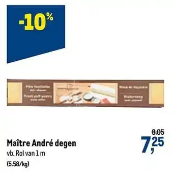 Makro Maître andré degen aanbieding