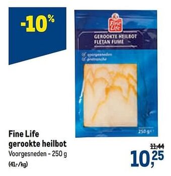 Makro Fine life gerookte heilbot aanbieding