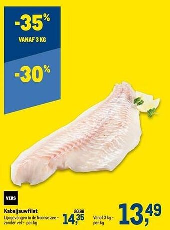 Makro Kabeljauwfilet aanbieding