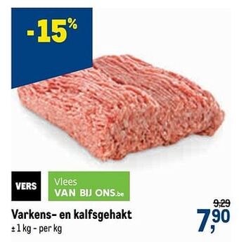 Varkens- en kalfsgehakt