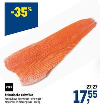 Makro Atlantische zalmfilet aanbieding