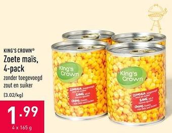ALDI Zoete maïs aanbieding