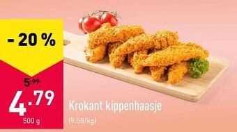ALDI Krokant kippenhaasje aanbieding