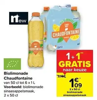 Biolimonade sinaasappelsmaak