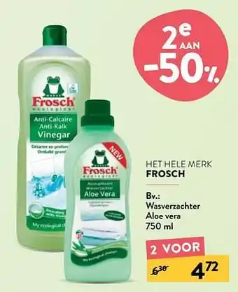 Frosch wasverzachter aloe vera