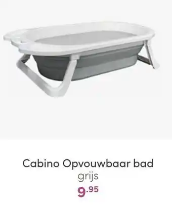 Baby & Tiener Cabino opvouwbaar bad grijs aanbieding