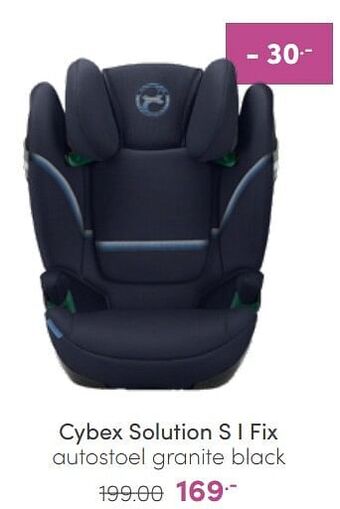 Baby & Tiener Cybex solution s i fix autostoel granite black aanbieding