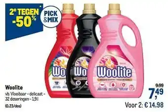 Makro Woolite vloeibaar - delicaat aanbieding