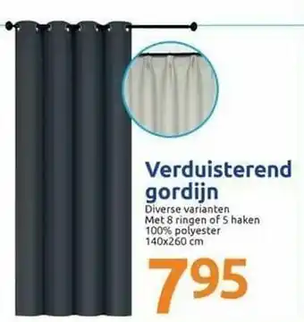 Action Verduisterend gordijn aanbieding