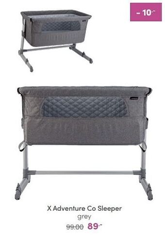 X adventure co sleeper grey
