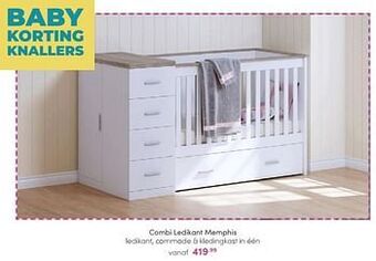 Baby & Tiener Combi ledikant memphis aanbieding