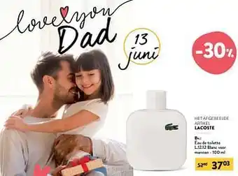 Eau de toilette l.12.12 blanc voor mannen