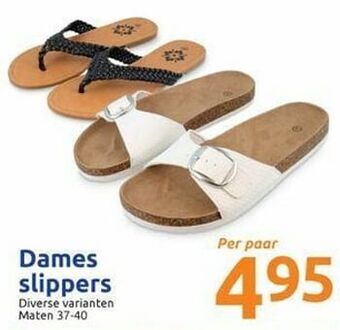 Action Dames slippers aanbieding