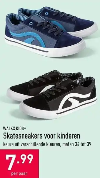 ALDI Skatesneakers voor kinderen aanbieding
