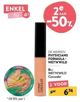 Di Wet`n`wild concealer aanbieding