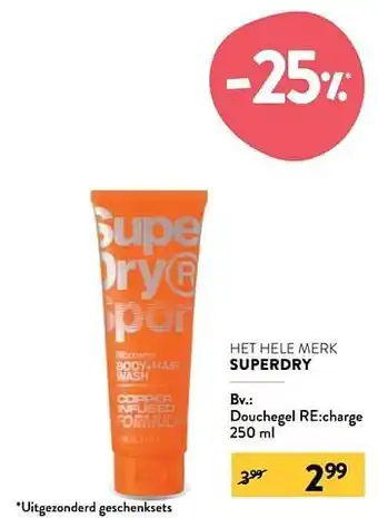 Superdry douchegel re:charge