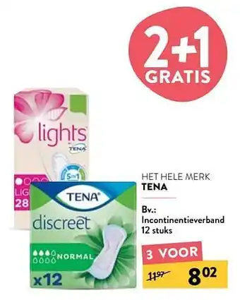 Di Tena incontinentieverband aanbieding