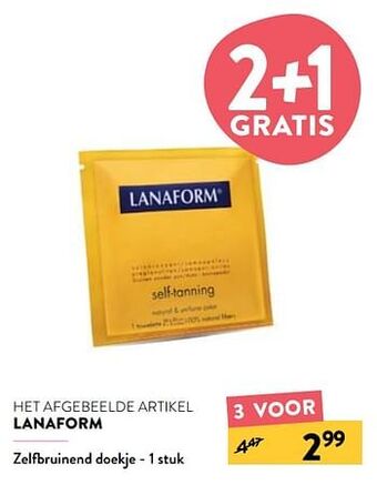 Lanaform zelfbruinend doekje