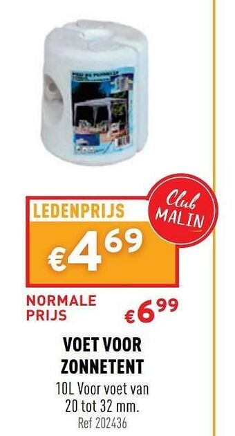 Trafic Voet voor zonnetent aanbieding