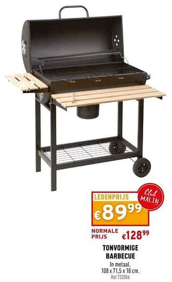 Trafic Tonvormige barbecue aanbieding