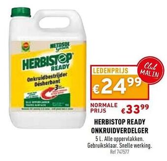 Herbistop ready onkruidverdelger