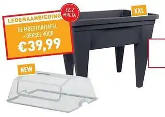 Trafic De moestuintafel + deksel voor aanbieding