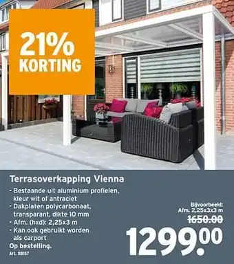 Terrasoverkapping vienna