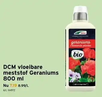 GAMMA Dcm vloeibare meststof geraniums aanbieding