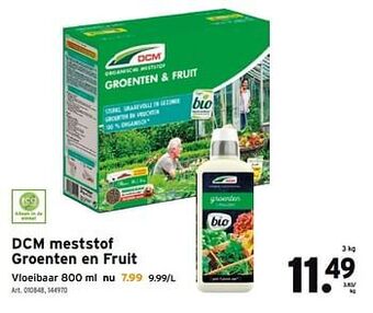 GAMMA Dcm meststof groenten en fruit aanbieding