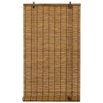 Leen Bakker Fenstr rolgordijn bamboe - lichtbruin - 60x180 cm aanbieding
