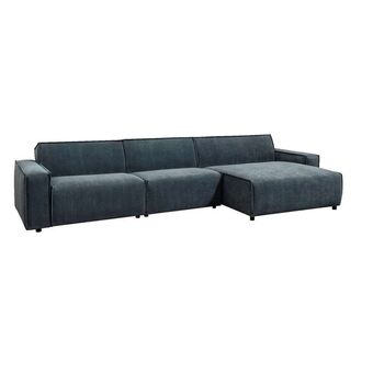 Leen Bakker UMIX hoeksalon Brooklyn - hoek rechts - blauw aanbieding