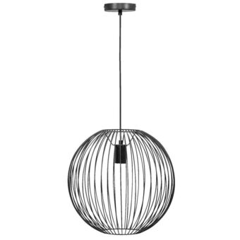 Leen Bakker Hanglamp Xavier - zwart - 150xØ40 cm aanbieding