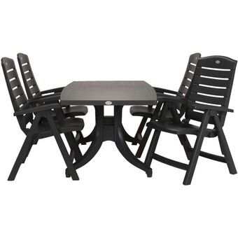 Leen Bakker Hartman tuinset Florion Europa V1 - grijs - 5-delig aanbieding
