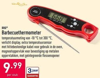 ALDI Bbq barbecuethermometer aanbieding