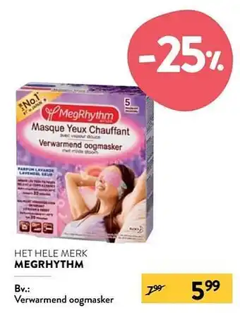 Megrhythm verwarmend oogmasker